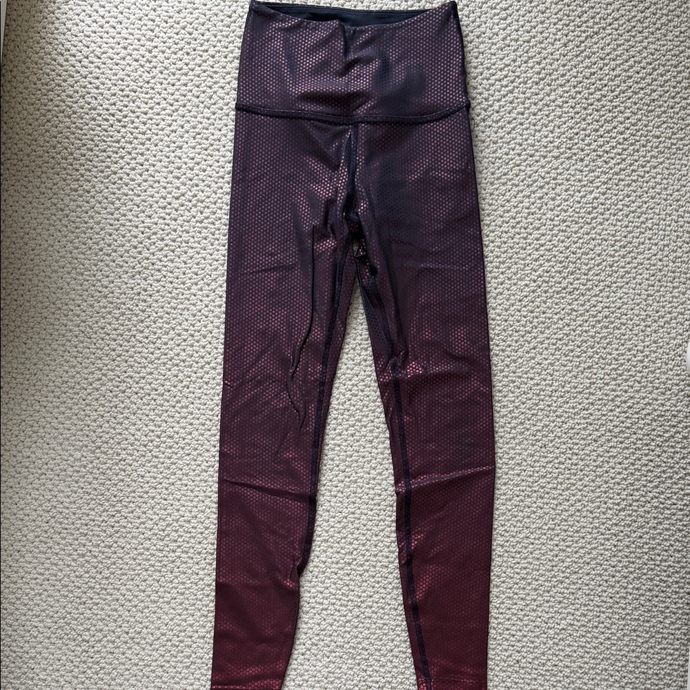 Beyond Yoga Dark Red Leggings